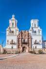 Arizona, Tucson. San Xavier del Bac Mission Church Art Print